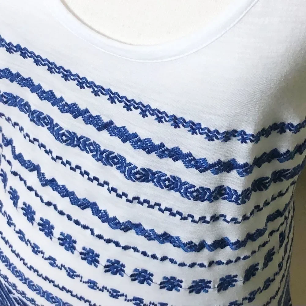 Sam Edelman | Embroidered Boho Raceback Ta… - Picture 4 of 5
